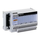 AANSL.MOD. 16I/O LED 2 ROW&COM