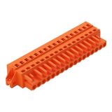 1-conductor female connector CAGE CLAMP® 2.5 mm² orange