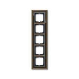 1725-845-500 Cover Frame Busch-dynasty® antique brass anthracite