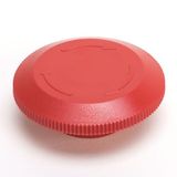 Allen-Bradley 800T-N307A Cap, 30mm Push Button, Red, Non-Illuminated Jumbo Push-Pull Twist Release Push Button, Replacement Part