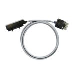 PLC-wire, Digital signals, 24-pole, Cable LiYY, 1 m, 0.25 mm²