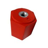 Support insulator 2xM8 internal thread, upheaval 5.5 kN/wS35