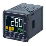 Temp. controller, PRO, 1/16 DIN (48x48 mm),1x0/4-20 mA curr. OUT,2 AUX E5CC1208F