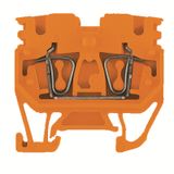 Feed-through terminal block, Tension-clamp connection, 2.5 mm², 800 V,