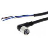 Sensor cable, M8 right-angle socket (female), 3-poles, PVC robot cable XS3F0191F