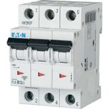 Miniature circuit breaker (MCB), 13 A, 3p, characteristic: B