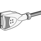 CONNECTOR 10A P+N MET FASE SELECT. + WIE