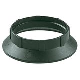 Shade-holder ring for E27 lamphld black