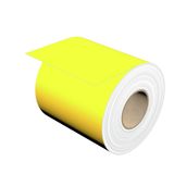 Device marking, Endless, Self-adhesive, 30000 x Polyester, yellow