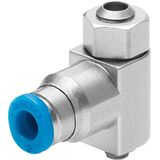 GRLA-M5-QS-4-LF-C One-way flow control valve