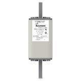 Fuse-link, high speed, 350 A, AC 1250 V, compact size 1, 45 x 45 x 138 mm, aR, DIN, IEC, single indicator