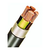 PVC Insulated Heavy Current Cable 0,6/1kV NYY-O 3x25rm bk