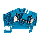 Feed-through terminal block, Tension-clamp connection, 4 mm², 800 V, 3