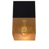 RENATE Ceiling Light  1x E27/40W Black/Gold