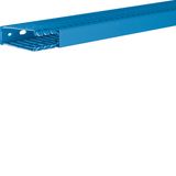 Slotted panel trunking made of PVC BA7 80x25mm blue