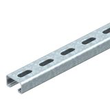 MS4121P6000FS Profile rail perforated, slot 22mm 6000x41x21