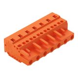 1-conductor female connector CAGE CLAMP® 2.5 mm² orange