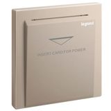 Galion 1 gang RFID keycard -230 volts - rose gold