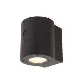 Lucide PERTH - Wall Lamp Indoor/Outdoor - LED Dim. - 1x1W 2850K/3150K - IP65 - Black