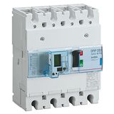 MCCB electronic + energy metering - DPX³ 250 - Icu 70 kA - 400 V~ - 4P - 250 A