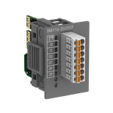 Digital I/O option board. 2 DI: 24VDC. 2 DO: 24VDC 0.5A. Spring terminals included (TA5110-2DI2DOT)