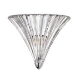 Chrome Metal & Clear Glass LED E14 1x5 Watt 230 Volt IP20 Bulb Excluded D: 25 W: 16 H: 20 cm