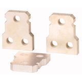 Module plate 1-hole 3p, size 4