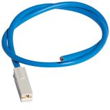Connecting cable, 500mm, blue, 6mm²