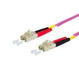 OpDAT patch cord LC-D/LC-D OM4, 30.0 m