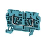 Feed-through terminal block, Tension-clamp connection, 4 mm², 800 V, 3