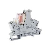 Relay module Nominal input voltage: 24 VDC 1 make contact gray