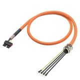 Power cable pre-assembled TYPE 6FX8002-5CP47 4X10C, SCREW GLAND M40/ 1PH813.…6FX8002-5CP47-1BF0