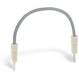 Push-in type wire jumper 0.75 mm² insulated gray