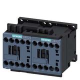 Reversing contactor assembly AC-3, 7.5 kW/400 V 24 V AC, 50/60 Hz, 3-pole S00