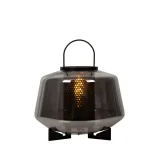 Lucide SISKA - Table lamp - 1xE27 - Smoke Grey