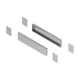 Spacial - side plinth - H100 D400 stainless steel 304L