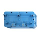 Double built-in box for wall duct Signo BK blue