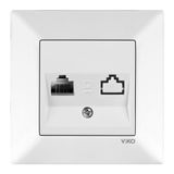 Meridian White Numerical Phone Socket(Jacksız)