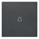 Axial button 2M bell symbol grey