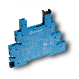 Screw socket blue 220...240VAC for 35mm.rail, 34.51/81 (93.01.8.240)