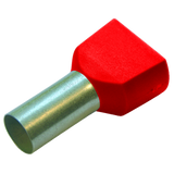 Twin ferrule 1/8 red