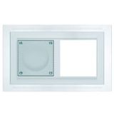 LED-lichtframe, 2voudig, wit licht,aluminium