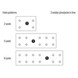 PCB terminal block push-button 1.5 mm², gray