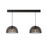 MESH Pendant 2x E27 L106cm Black