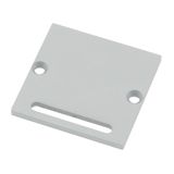 Profile end cap CLR flat with longhole incl. Screws