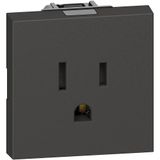 L.NOW - US SHIELDED SOCKET 2P+E 1M BLACK