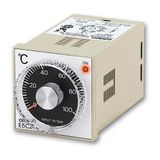 Temp. controller, LITE, 1/16 DIN, 48x48mm,Dial knob,P-Control,K-Thermo