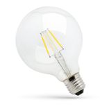 LED G95 COG E-27 230V 4W WW CLEAR SPECTRUM