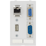 MODLINK  DATA  INSERT 1×SUB-D9fem./fem.+1×SUB-D9male/male+1×RJ45+1×USB