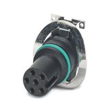 Flush-type connector